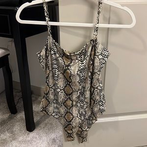 Princess Polly Snakeskin Bodysuit